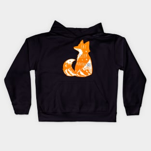 Fjallraven - fox of adventure eat and sleep black Kids Hoodie